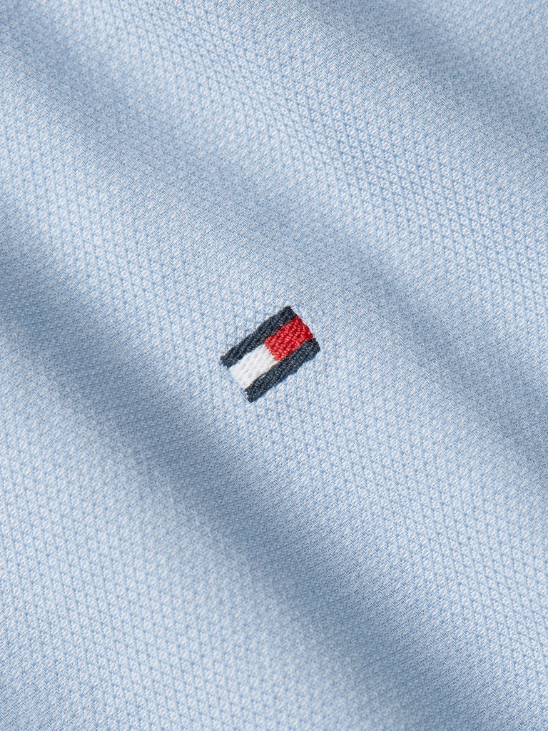 Hemden lange mouw blauw Tommy Hilfiger