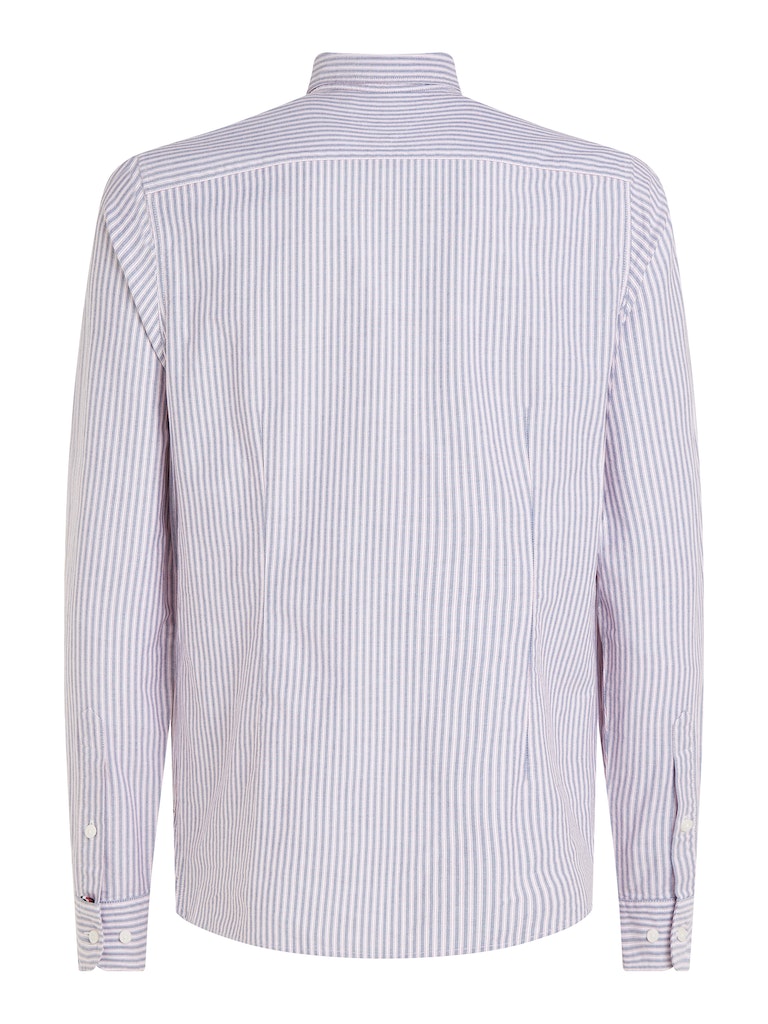 Hemden lange mouw blauw Tommy Hilfiger
