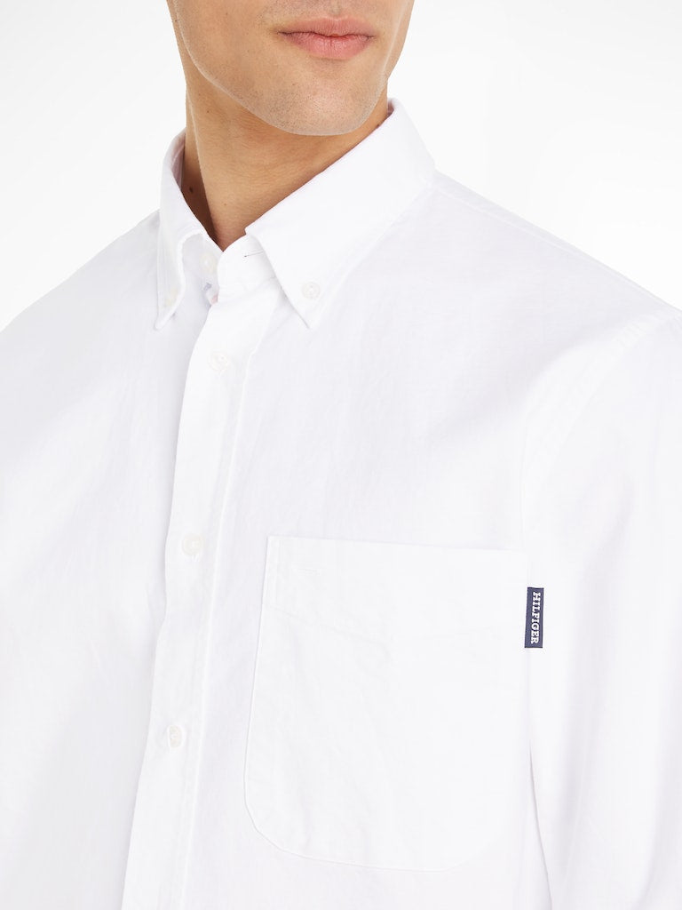 Hemden lange mouw wit Tommy Hilfiger