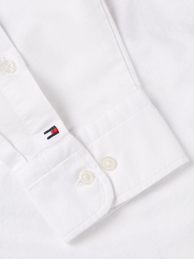 Hemden lange mouw wit Tommy Hilfiger