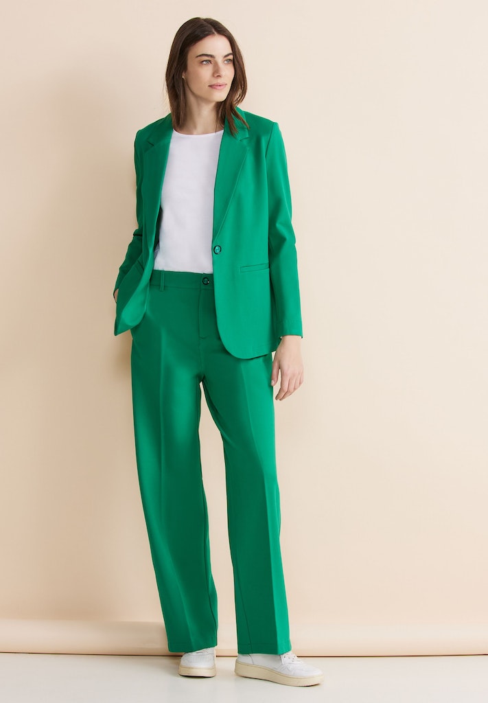 Broeken groen Street One