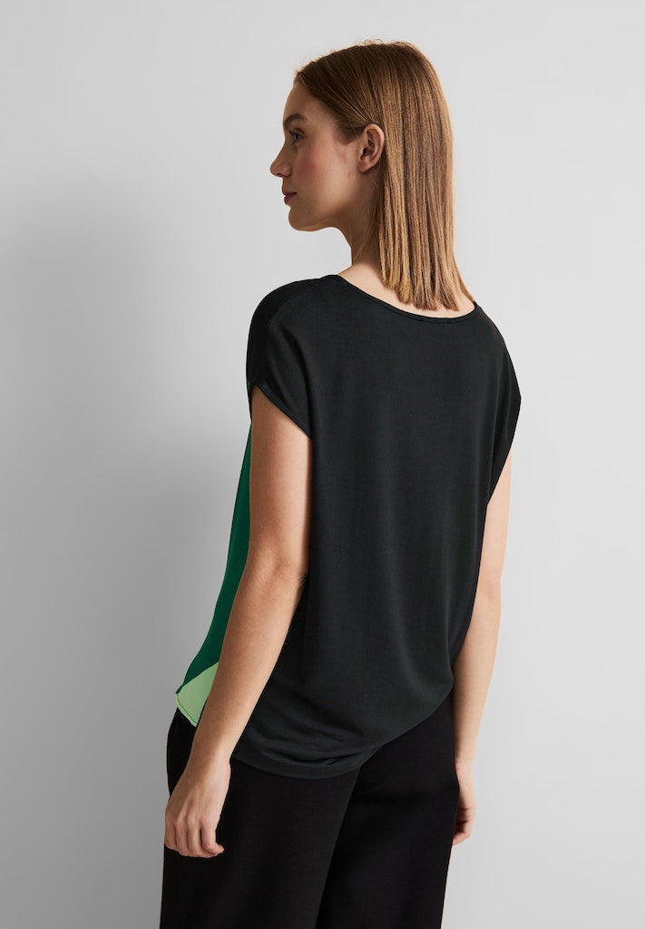 T-shirts korte mouw groen Street One