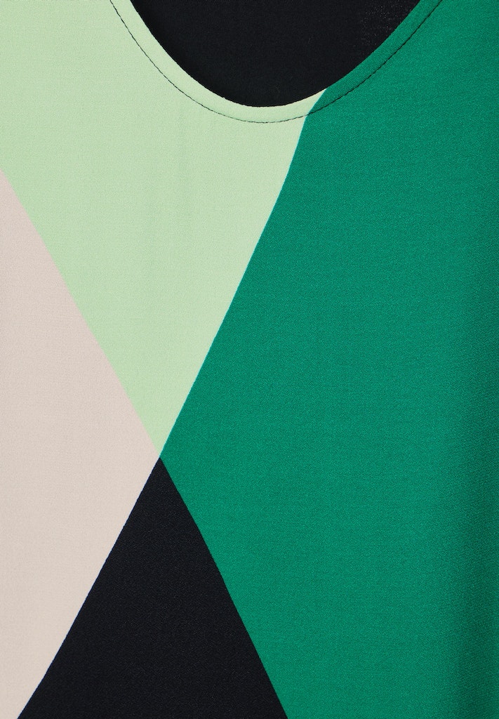 T-shirts korte mouw groen Street One