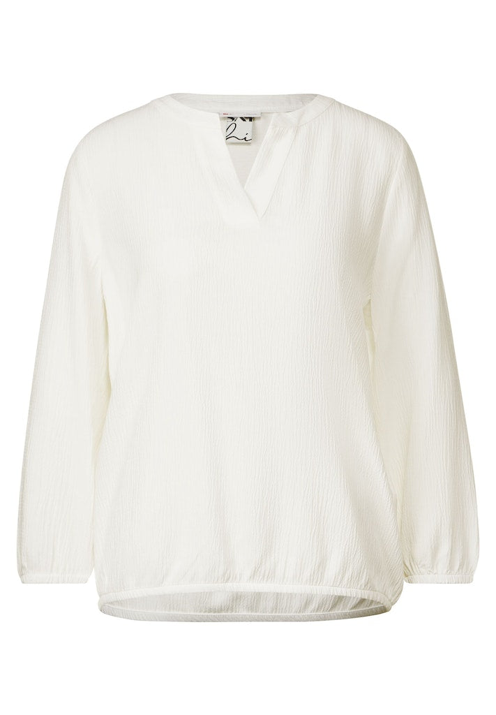 Blouses lange mouw wit Street One