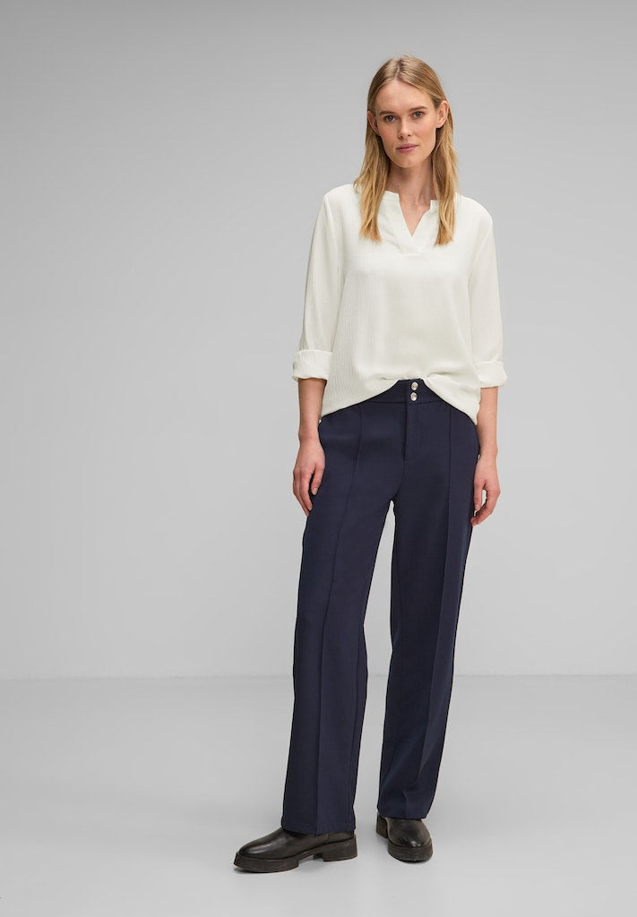 Blouses lange mouw wit Street One