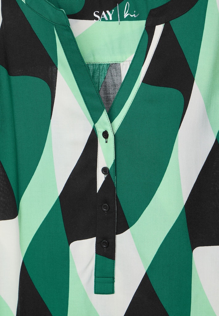 Blouses lange mouw groen Street One