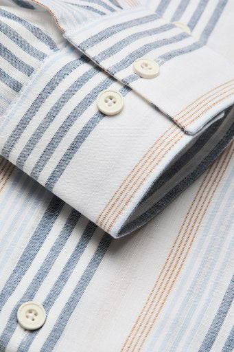 Hemden lange mouw blauw DIGEL