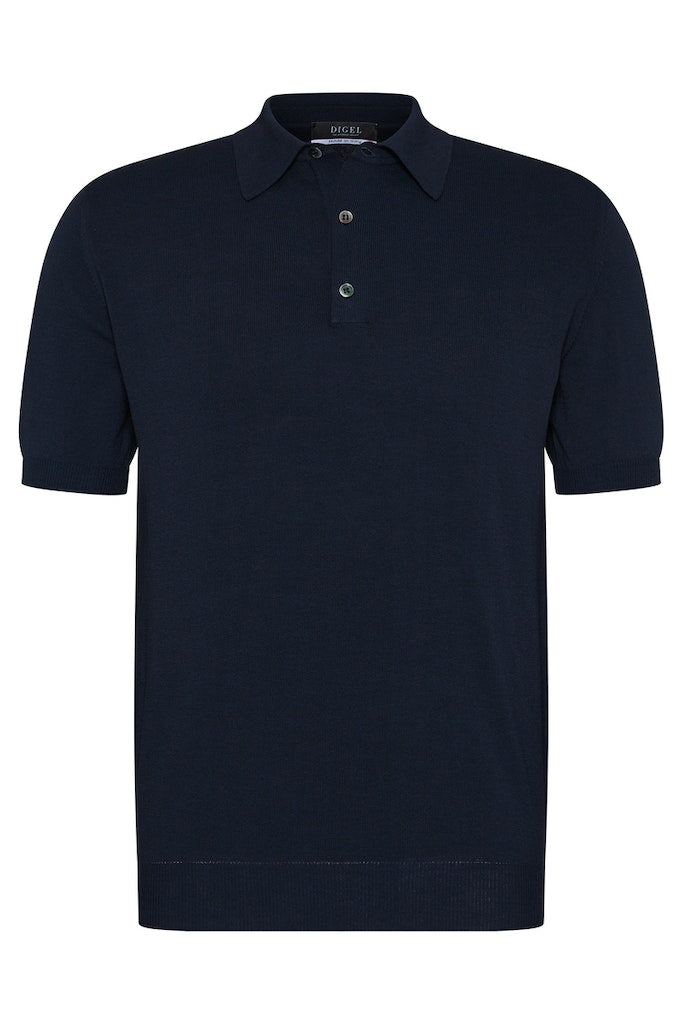 Polo's korte mouw blauw DIGEL