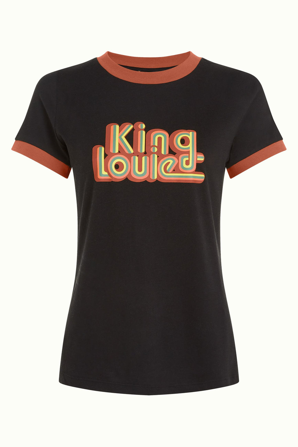 T-shirts korte mouw zwart King Louie