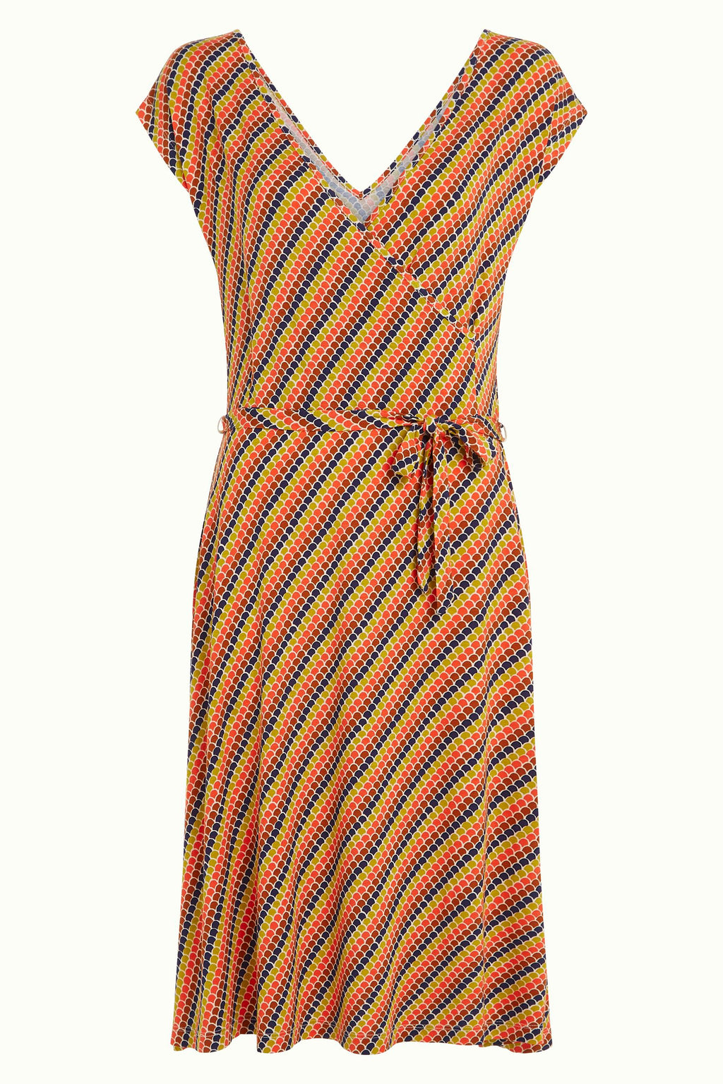 Jurken korte mouw multicolor King Louie