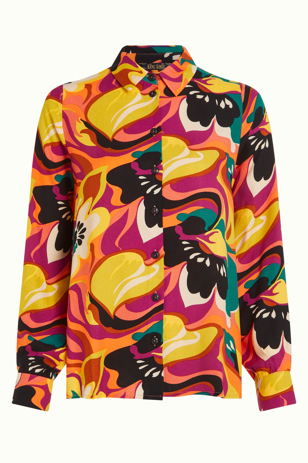 Blouses lange mouw multicolor King Louie