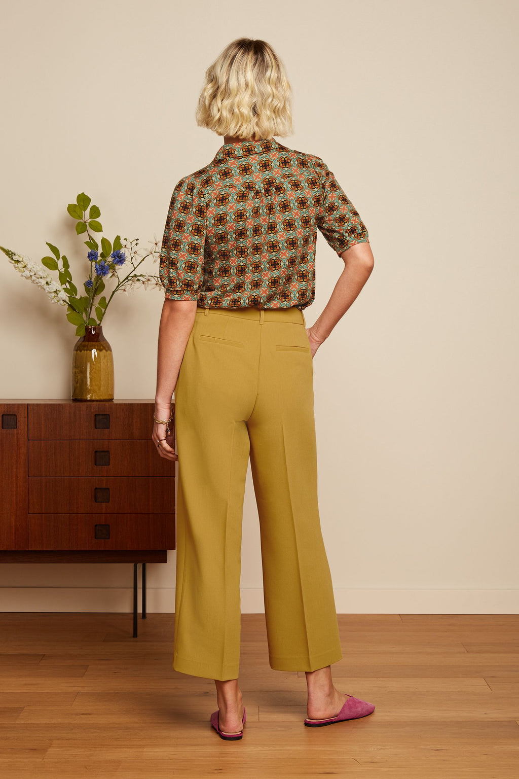 Blouses korte mouw zwart King Louie