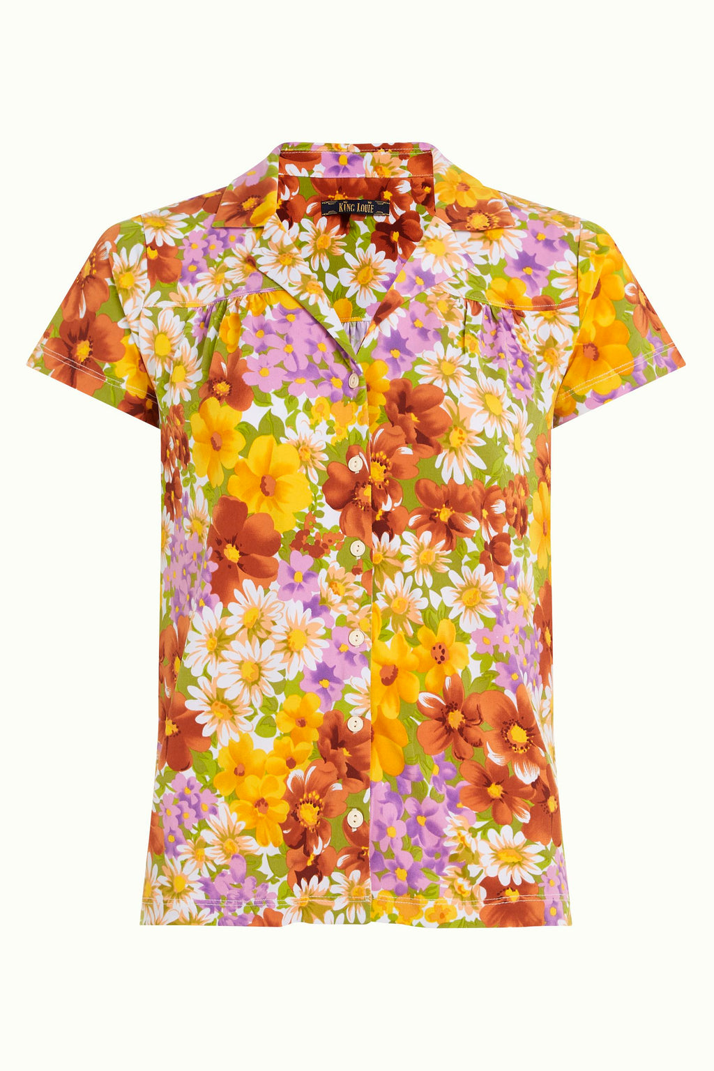 Blouses korte mouw multicolor King Louie