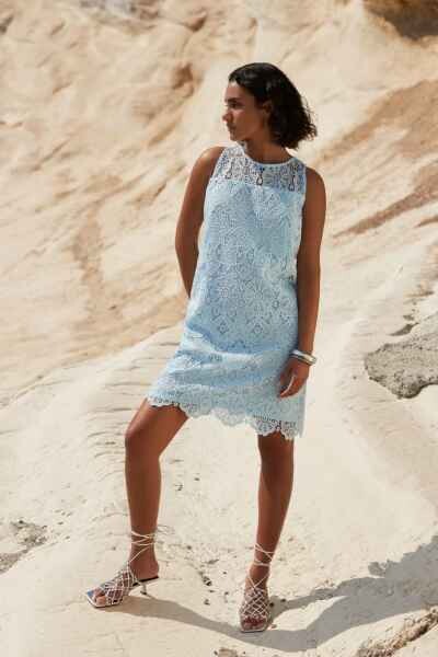 Jurken zonder mouw blauw Atmos