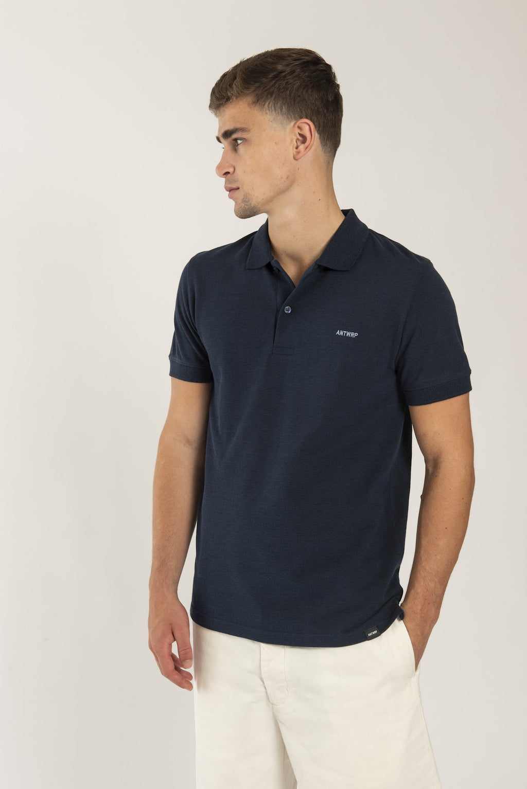 Polo's korte mouw blauw ANTWRP