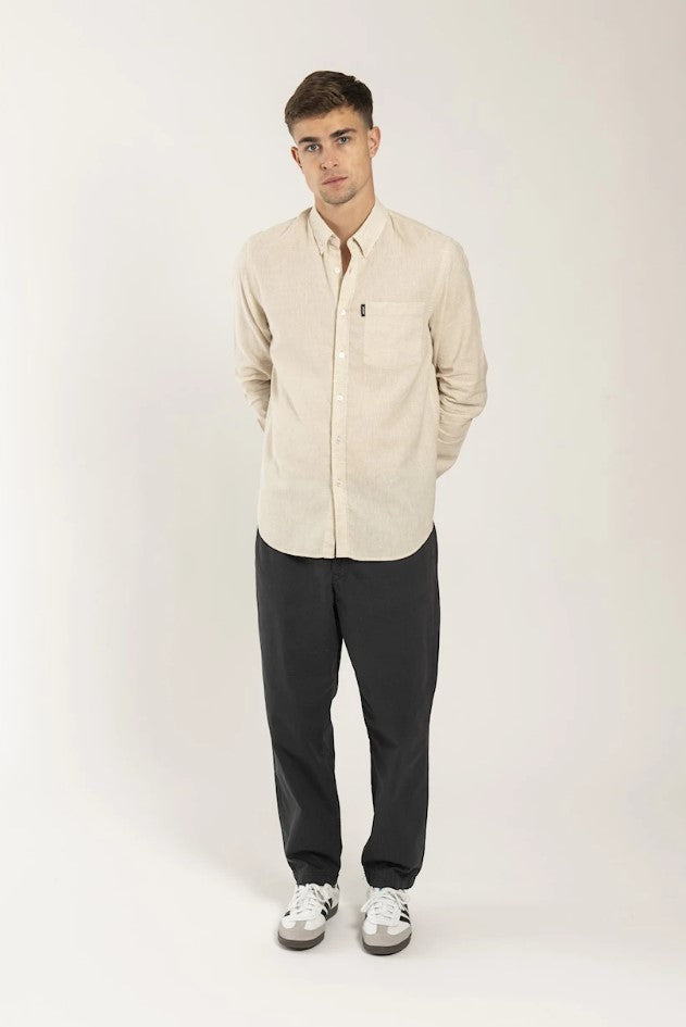 Hemden lange mouw beige ANTWRP