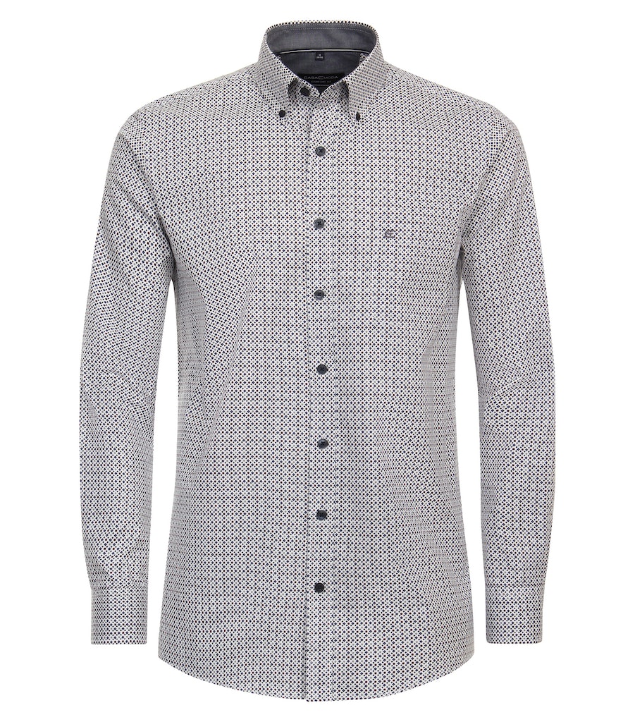 Hemden korte mouw blauw Casa Moda