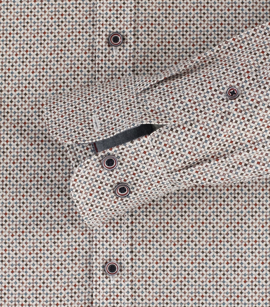 Hemden lange mouw rood Casa Moda