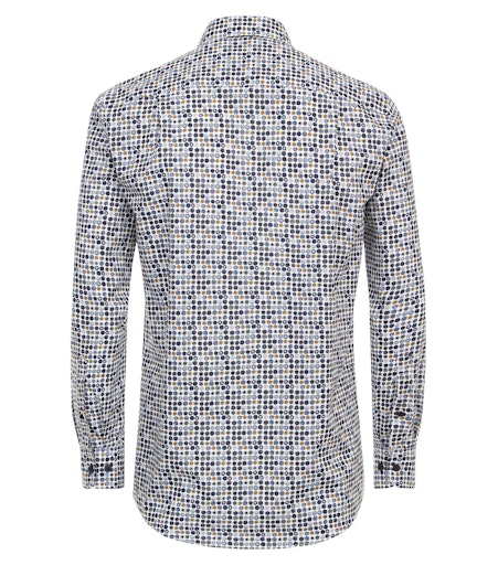 Hemden lange mouw blauw Casa Moda