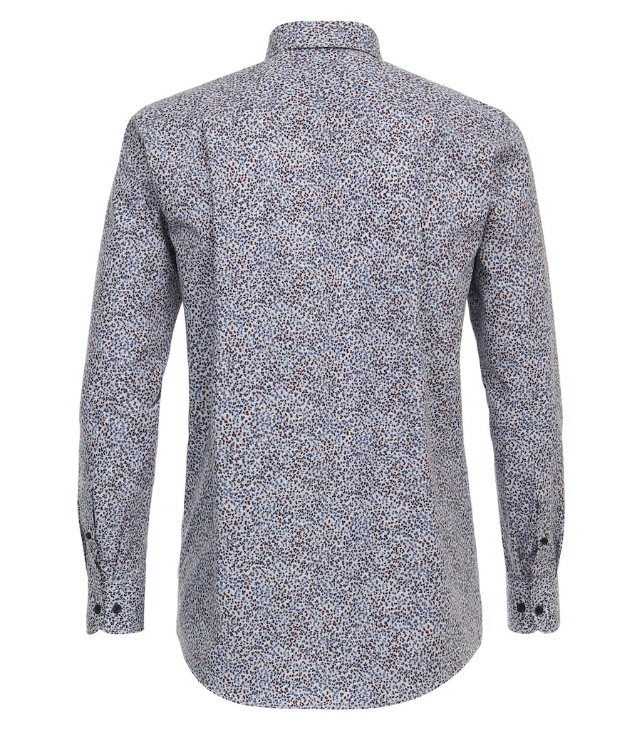 Hemden lange mouw blauw Casa Moda