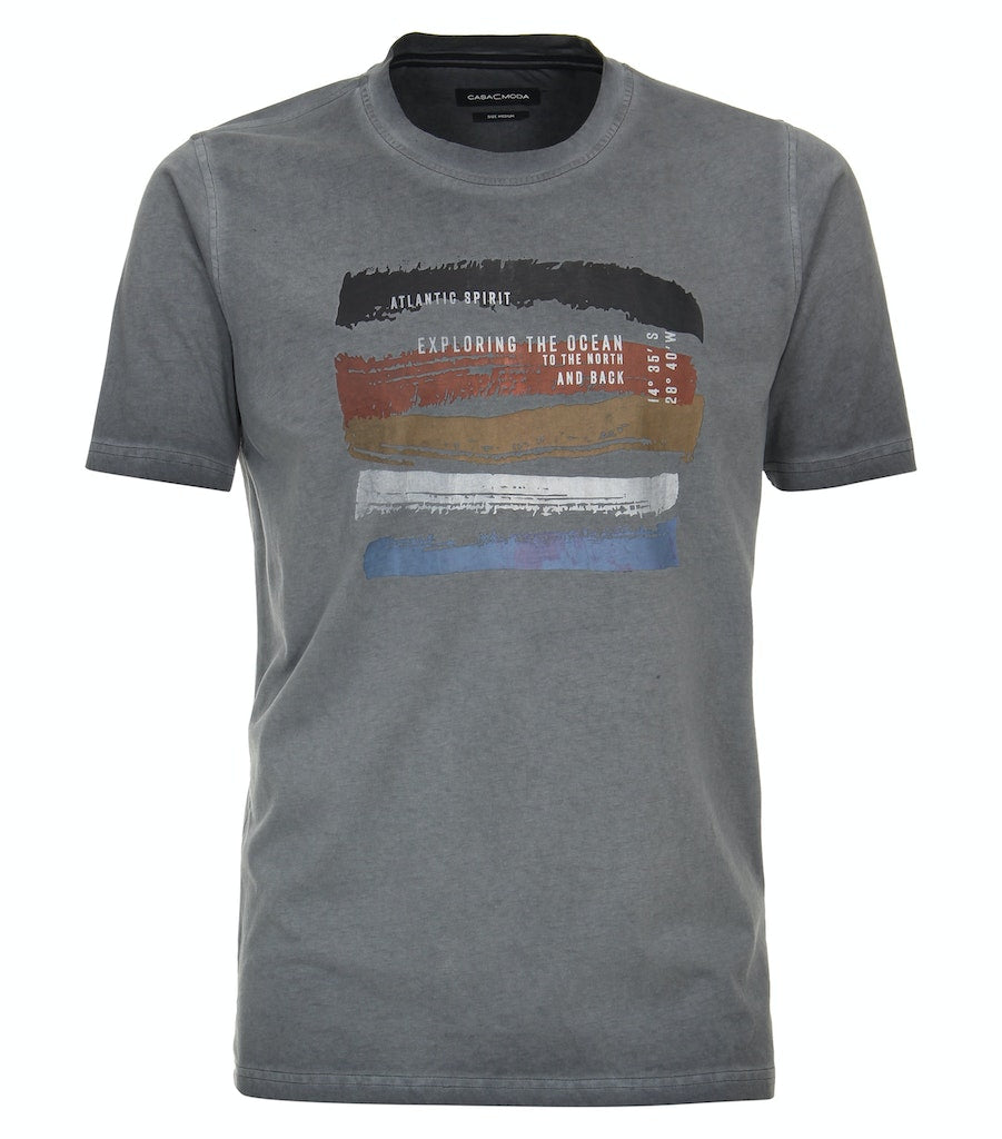 T-shirts korte mouw blauw Casa Moda