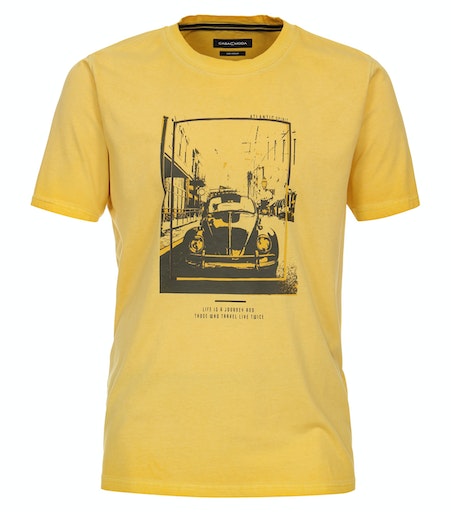 T-shirts korte mouw geel Casa Moda