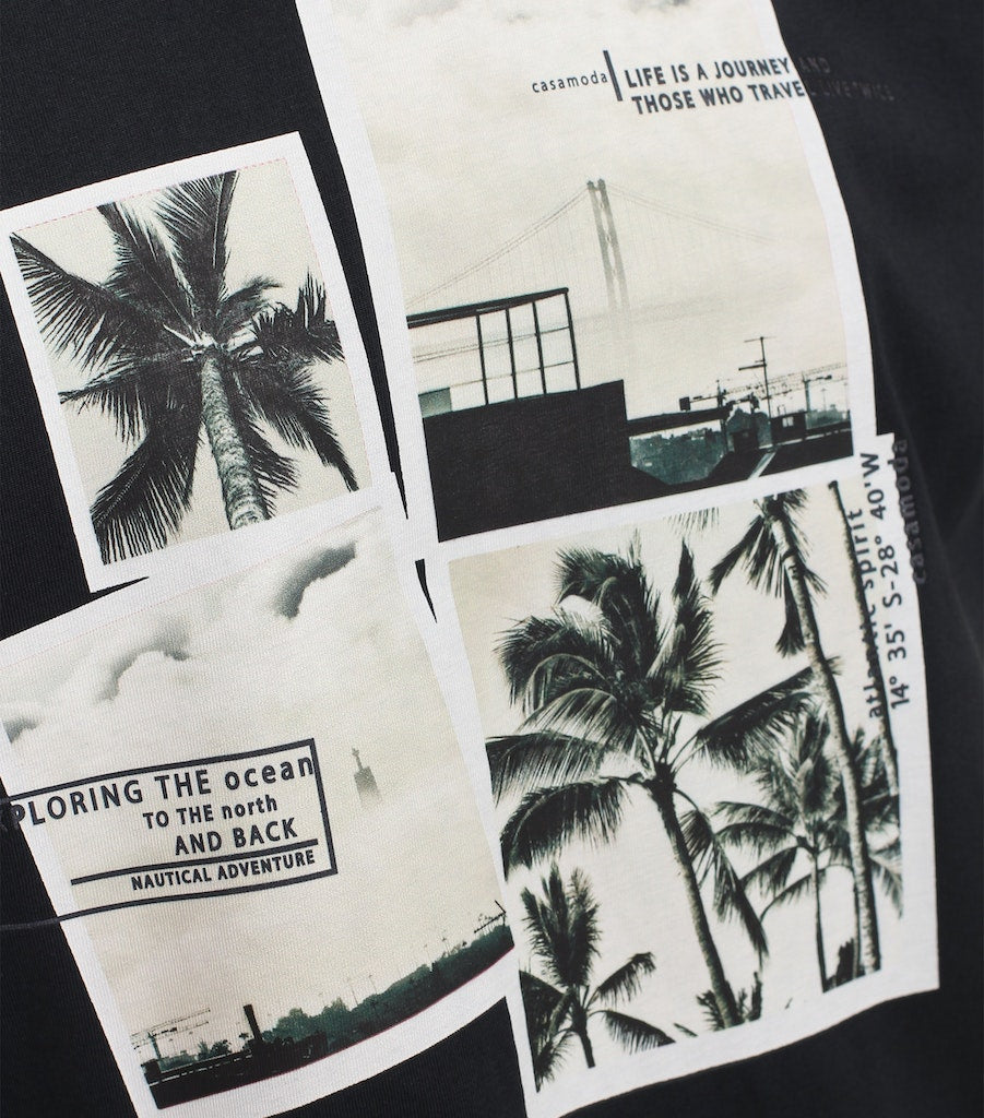 T-shirts korte mouw blauw Casa Moda