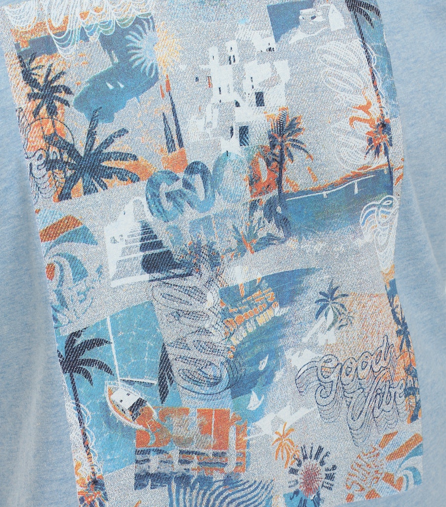 T-shirts korte mouw blauw Casa Moda