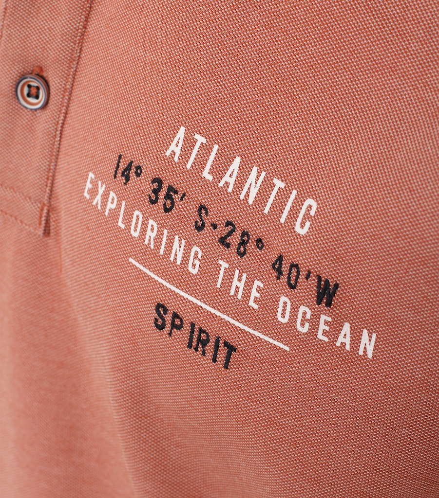 Polo's korte mouw oranje Casa Moda