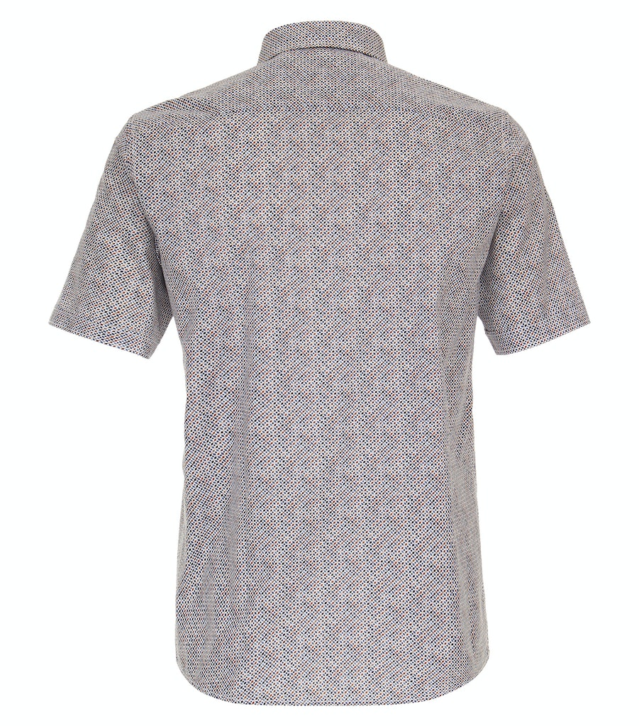 Hemden korte mouw blauw Casa Moda