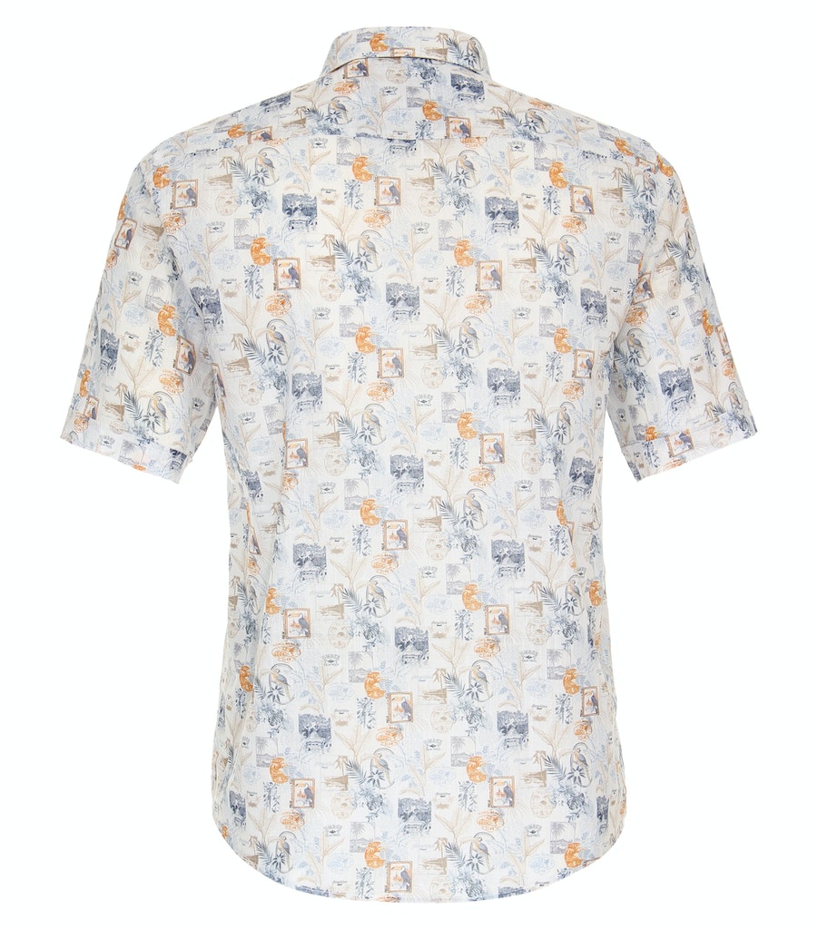 Hemden korte mouw oranje Casa Moda