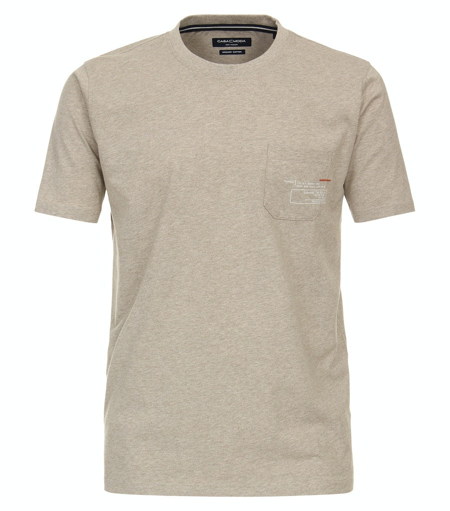T-shirts korte mouw beige Casa Moda