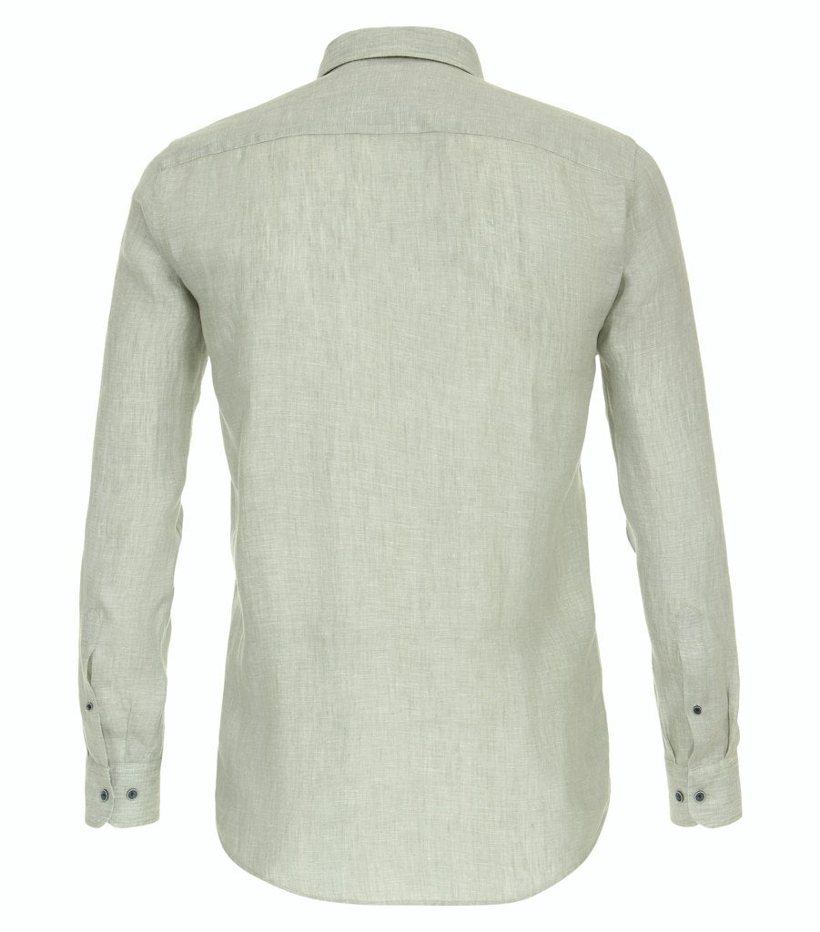 Hemden lange mouw groen Casa Moda