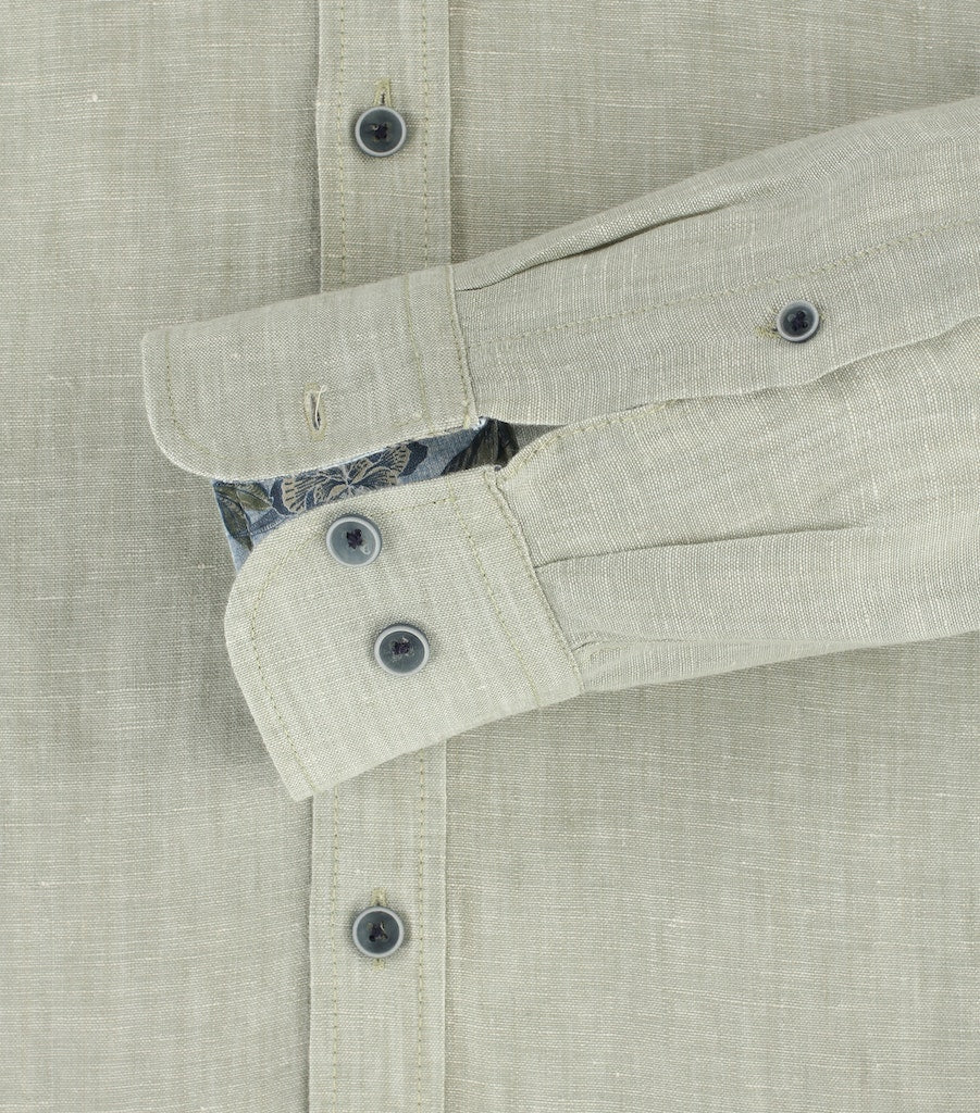 Hemden lange mouw groen Casa Moda