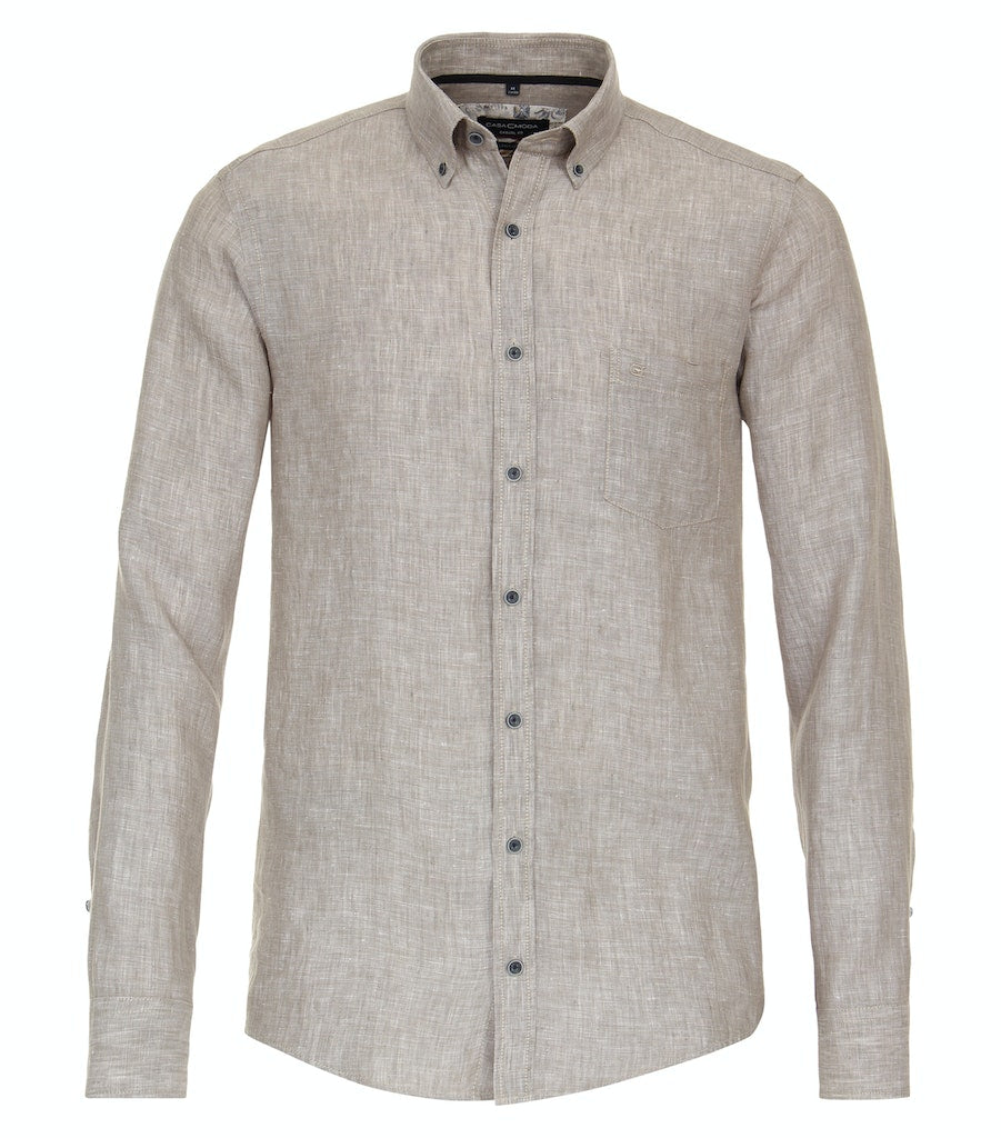 Hemden lange mouw beige Casa Moda