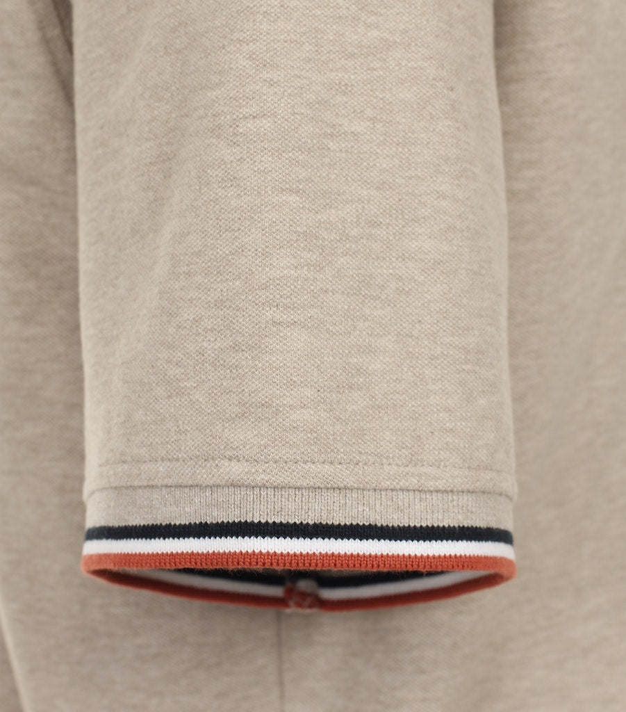 Polo's korte mouw beige Casa Moda