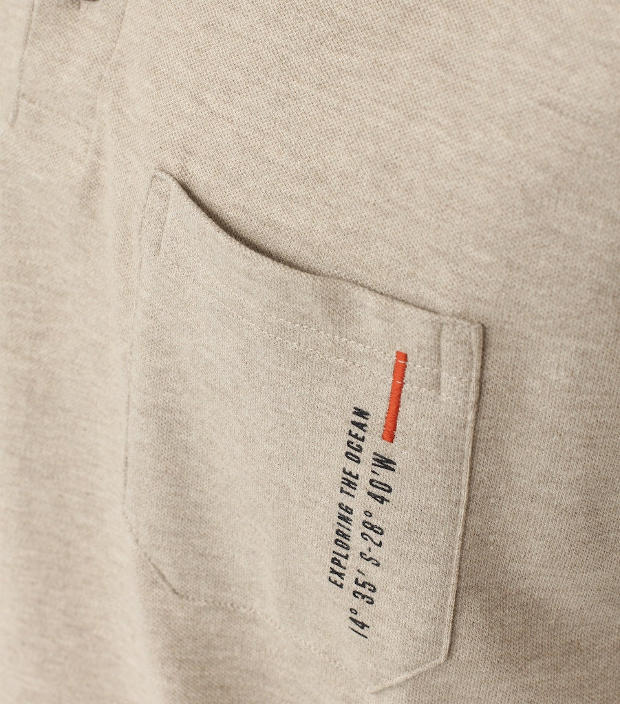 Polo's korte mouw beige Casa Moda