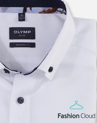 Hemden lange mouw wit OLYMP