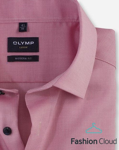 Hemden lange mouw roze OLYMP