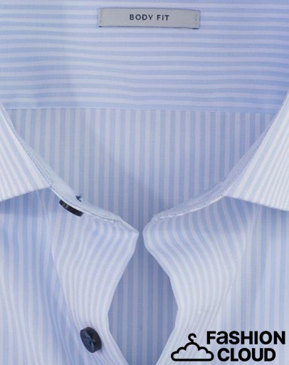 Hemden lange mouw blauw OLYMP