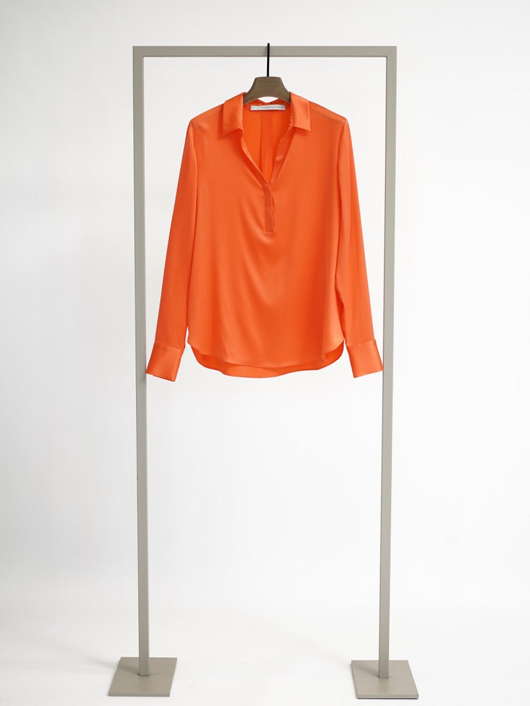 Blouses lange mouw oranje Herzen's Angelegenheit