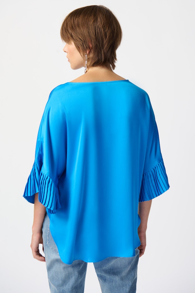Blouses lange mouw blauw Joseph Ribkoff