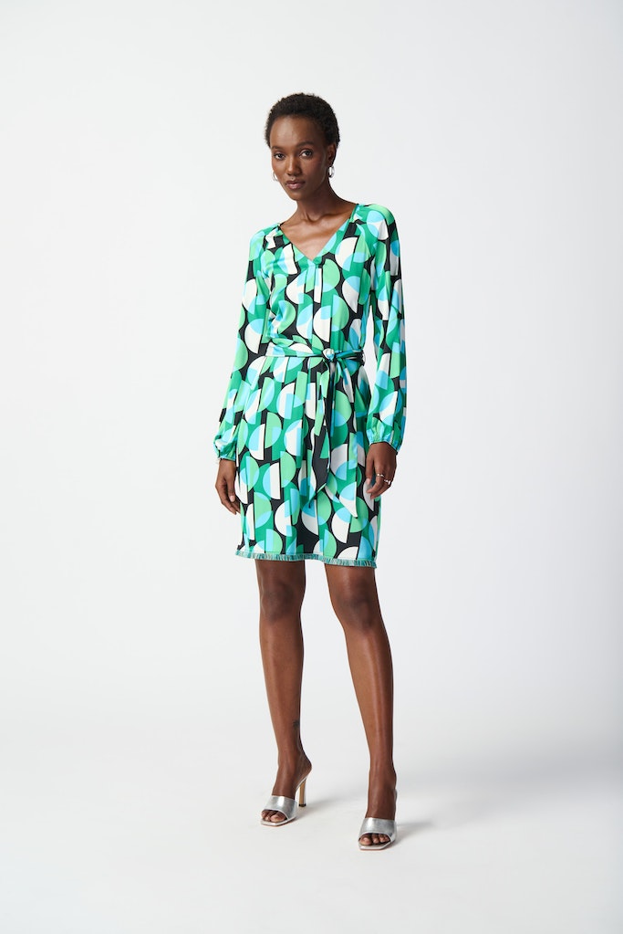 Jurken lange mouw multicolor Joseph Ribkoff