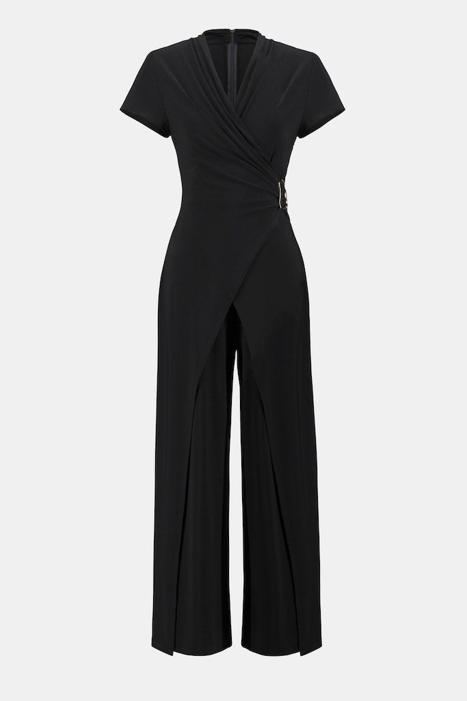 Jumpsuits korte mouw zwart Joseph Ribkoff