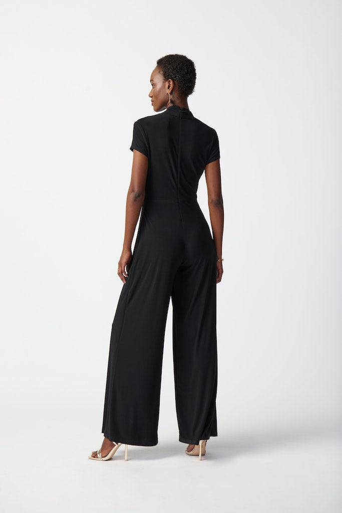 Jumpsuits korte mouw zwart Joseph Ribkoff