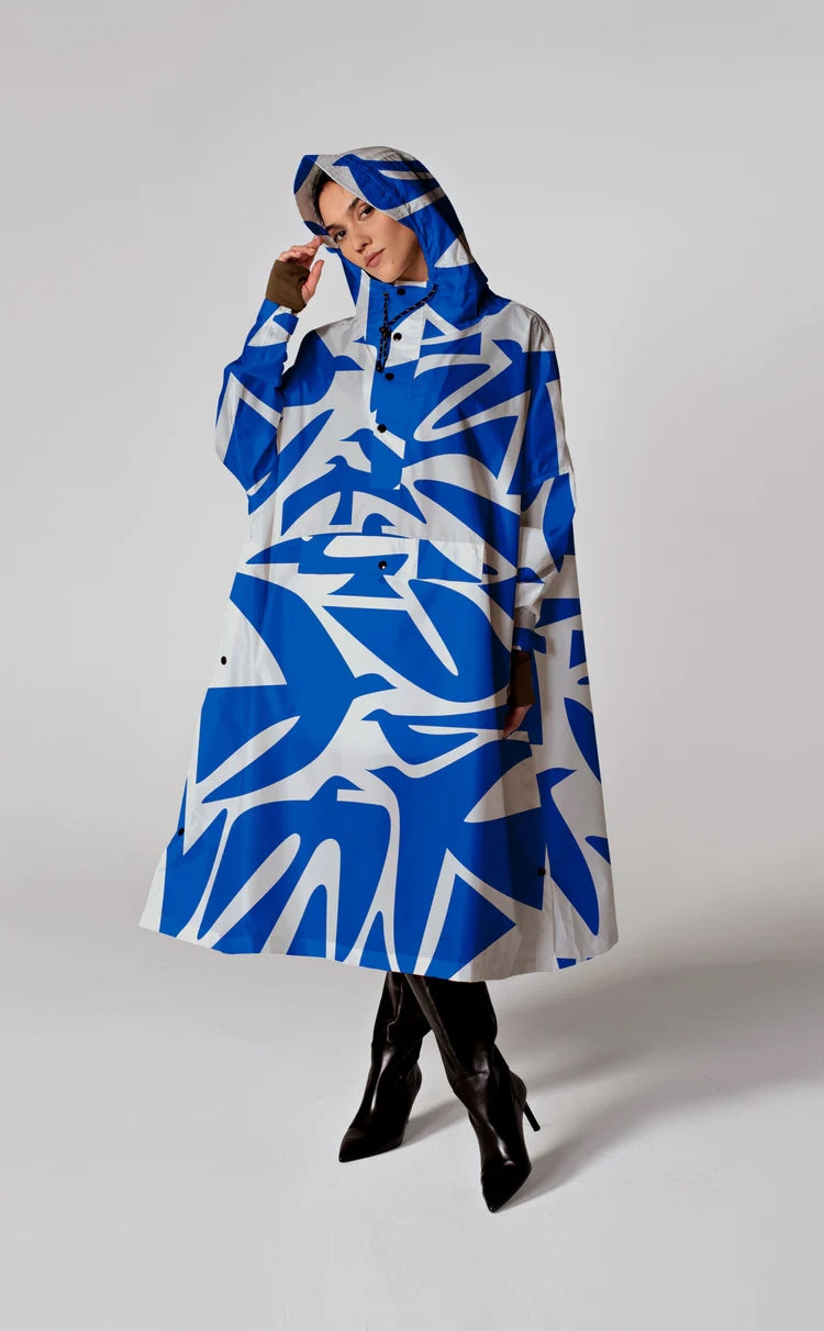 Poncho's blauw RAINKISS