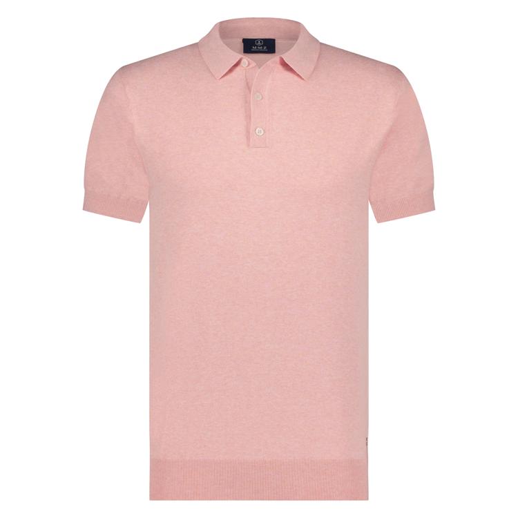 Polo's korte mouw roze Marco Manzini