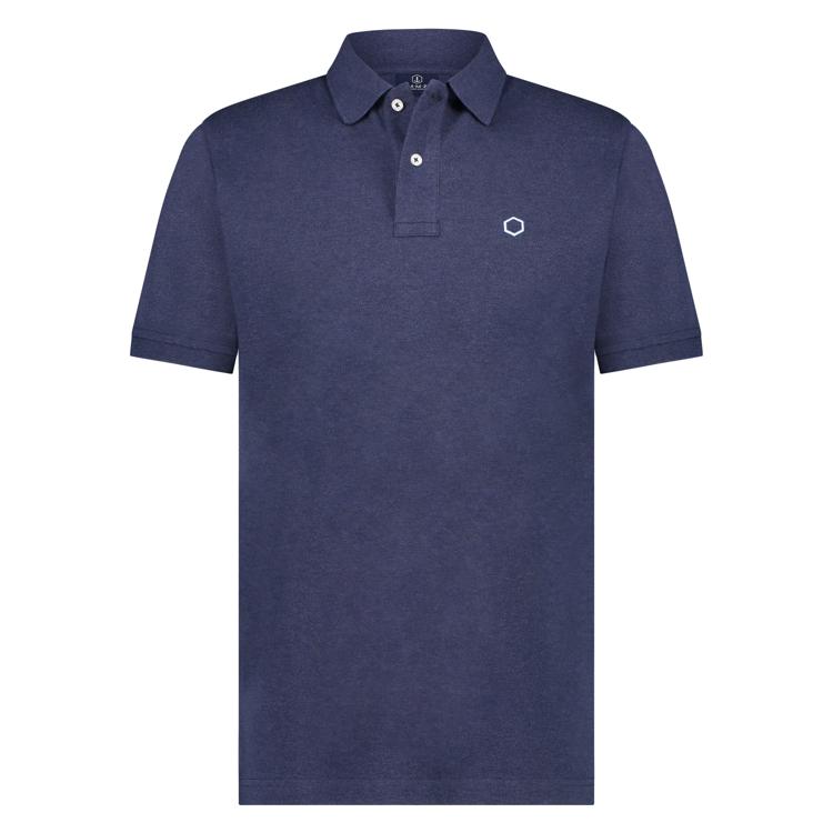 Polo's korte mouw navy Marco Manzini