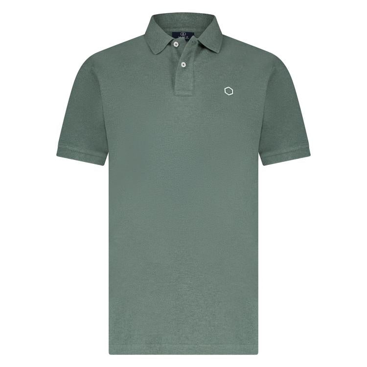 Polo's korte mouw groen Marco Manzini