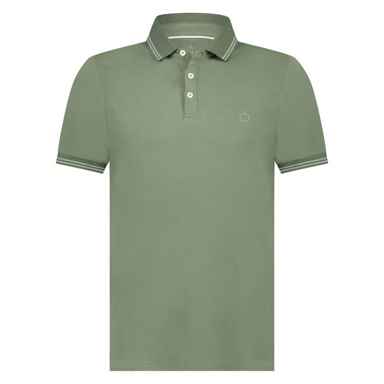 Polo's korte mouw groen Marco Manzini